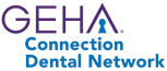 Logotipo Geha connection dental Network